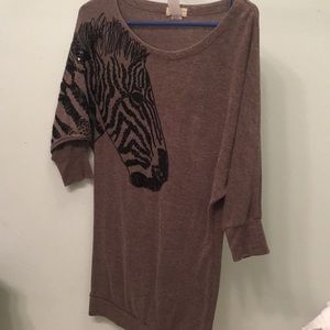 Long sweater shirt